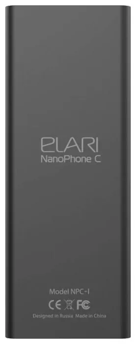 Мобильный телефон Elari Nanophone C черный