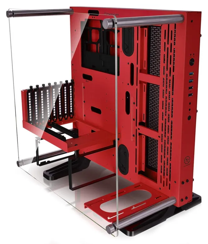 Корпус для ПК Thermaltake Core P3 TG RED CA-1G4-00M3WN-03