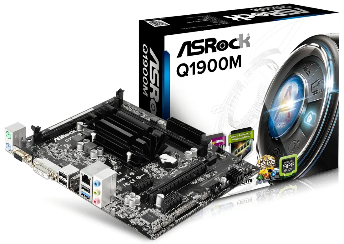 Материнская плата ASRock Q1900M