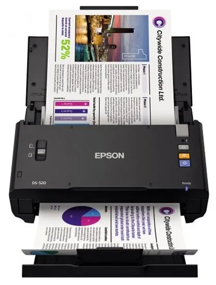 Сканер Epson WorkForce DS-520N A4 B11B234401BT