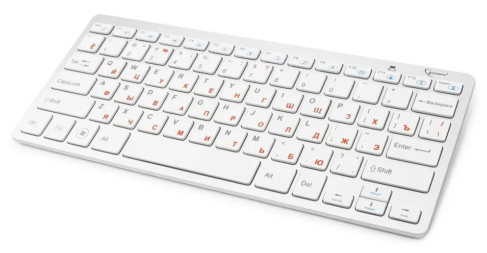 Клавиатура + Мышь Gembird KBS-7001-RU white