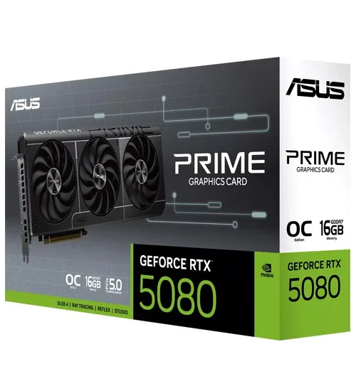 Видеокарта Asus PRIME GeForce RTX 5080 EVO 16GB OC PRIME-RTX5080-O16G-EVO
