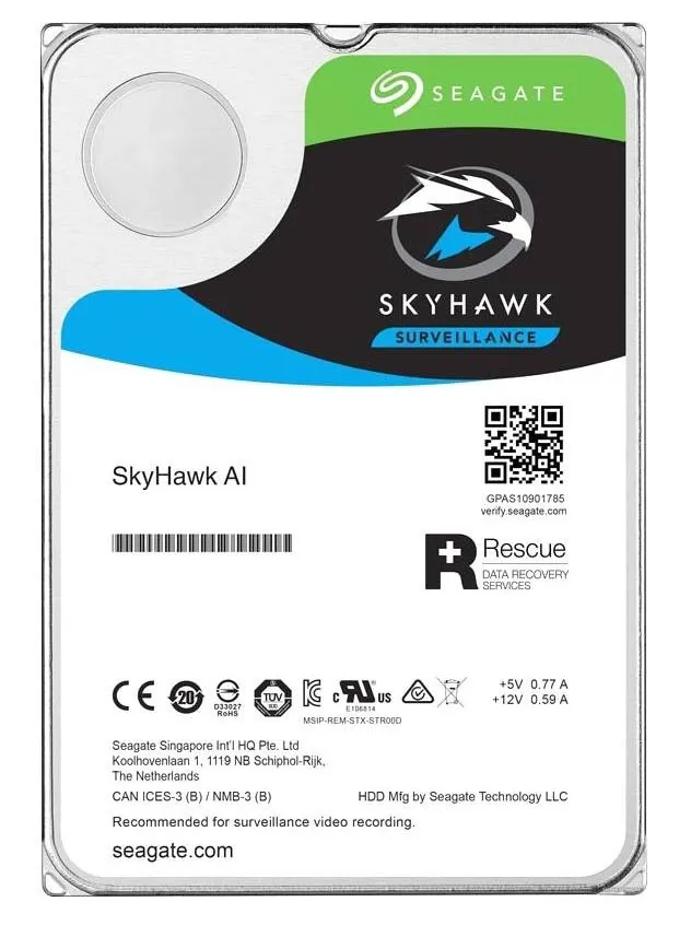 Жесткий диск 16Tb Seagate SkyHawk Surveillance ST16000VE000