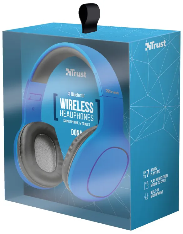 Наушники Trust Dona Bluetooth Синий