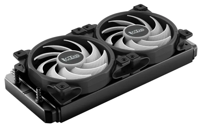 Водяное охлаждение PCCooler AH240P HALO FRGB