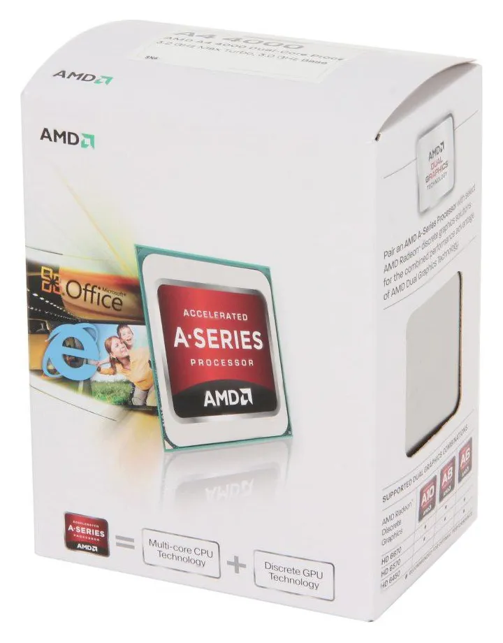 Процессор AMD A4-4000 Richland AD4000OKHLBOX
