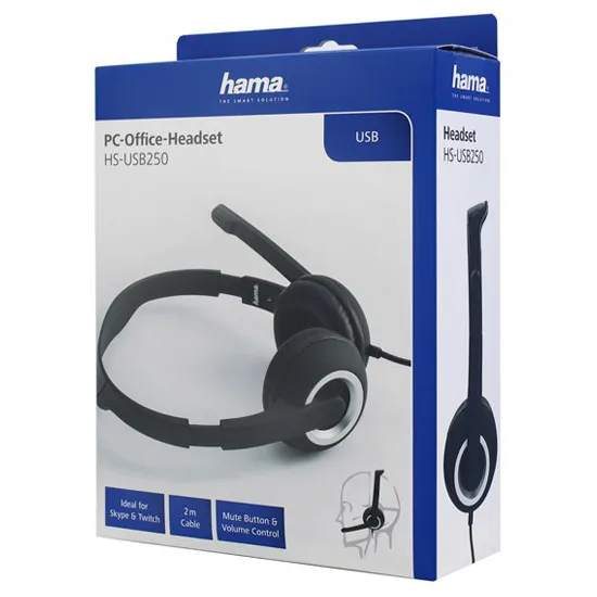 Гарнитура Hama HS-USB250 00139928 black