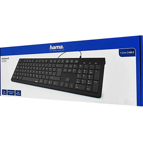 Клавиатура Hama KC-200 black