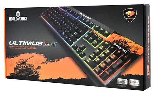 Клавиатура Cougar Ultimus RGB World Of Tanks black