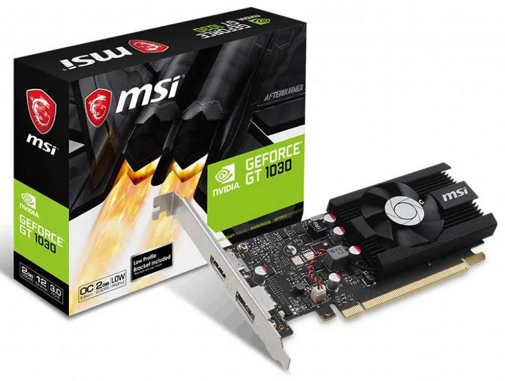 Видеокарта 2Gb MSI GT 1030 2G LP OC