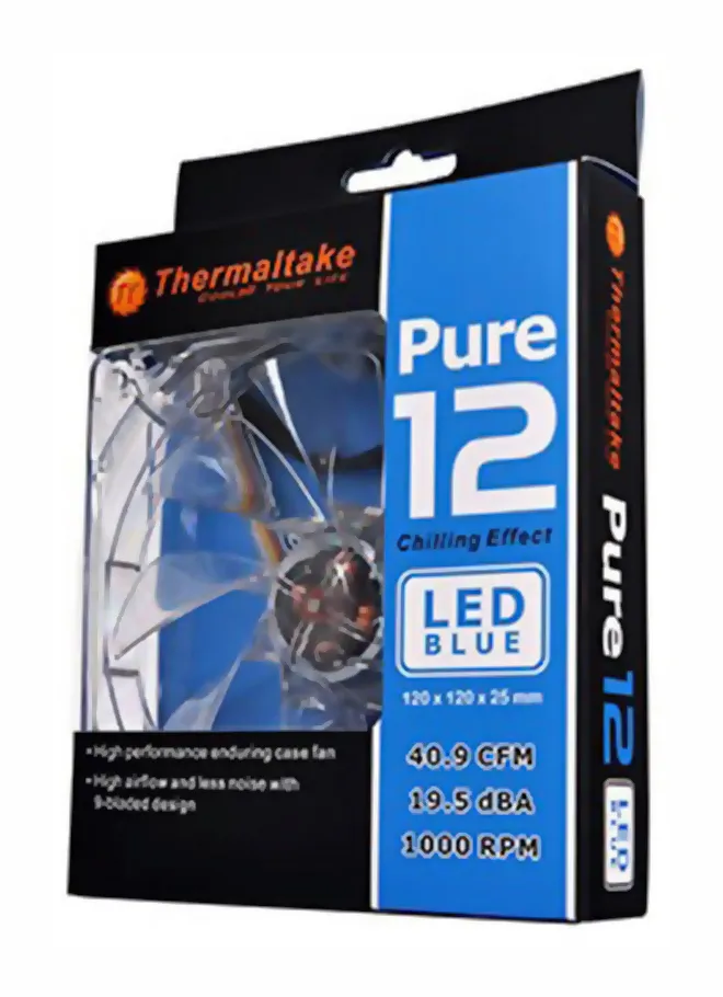 Кулер для кейса Thermaltake Pure 12 LED DC Fan Blue CL-F012-PL12BU-A