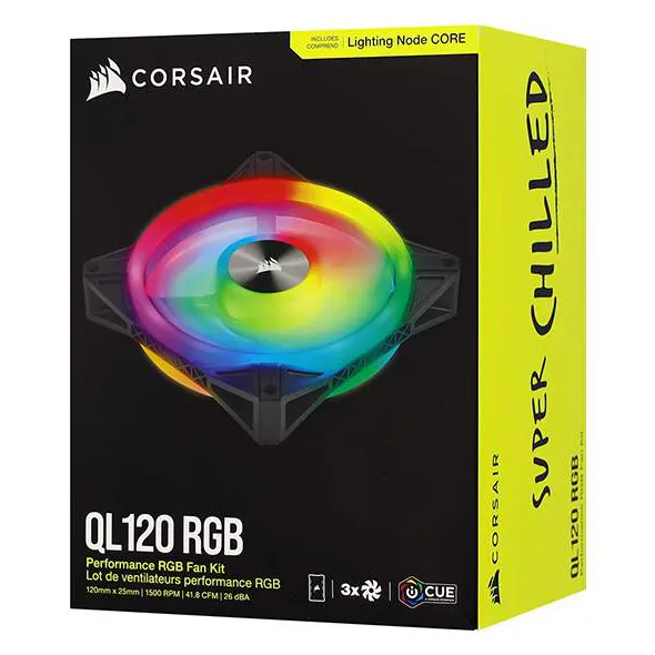 Комплект кулеров Corsair iCUE QL120 RGB CO-9050098-WW