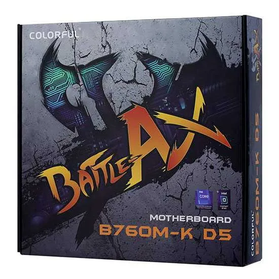 Материнская плата Colorful BATTLE-AX B760M-K D5 V20
