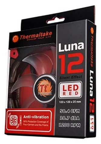 Кулер для корпуса Thermaltake Luna 12 LED Red