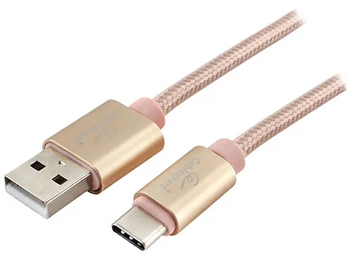 Кабель USB Type A-C Cablexpert CC-U-USBC01Gd-1M