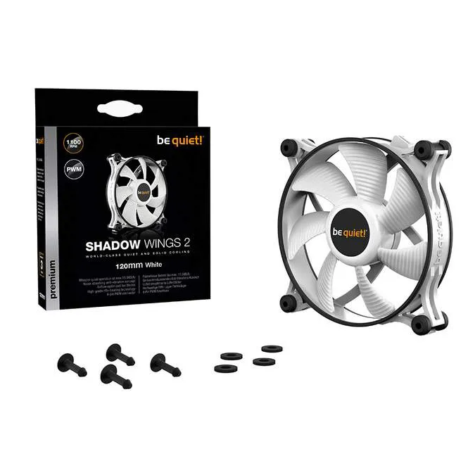 Кулер для корпуса Bequiet! Shadow Wings 2 120mm PWM White