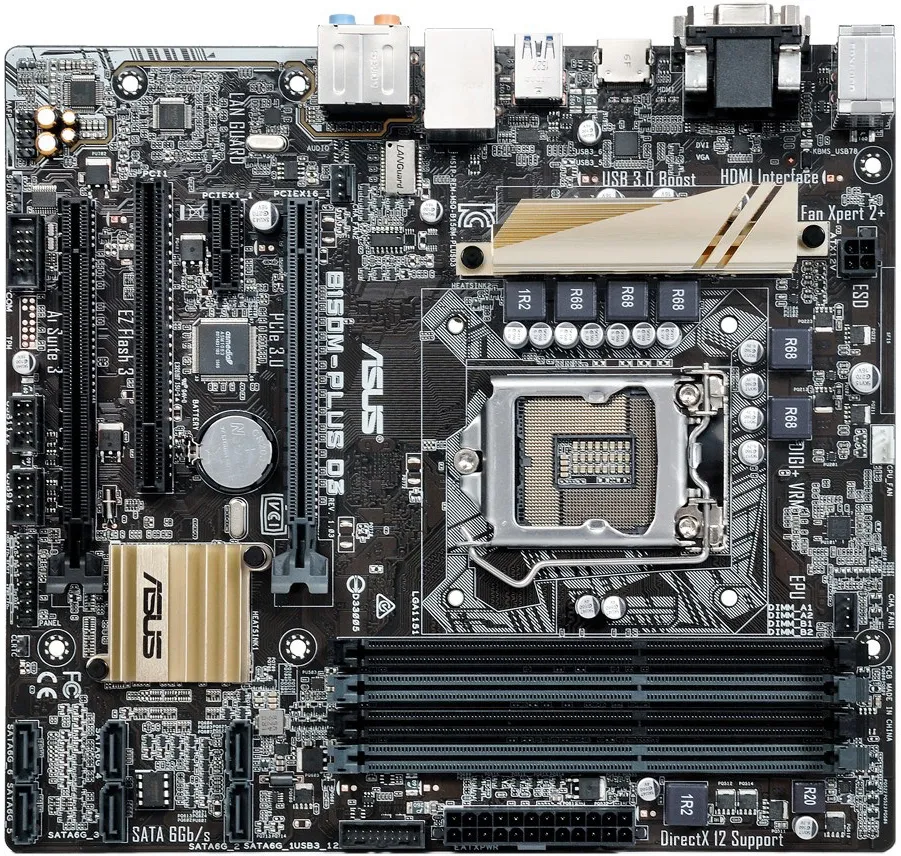 Материнская плата Asus B150M-PLUS D3