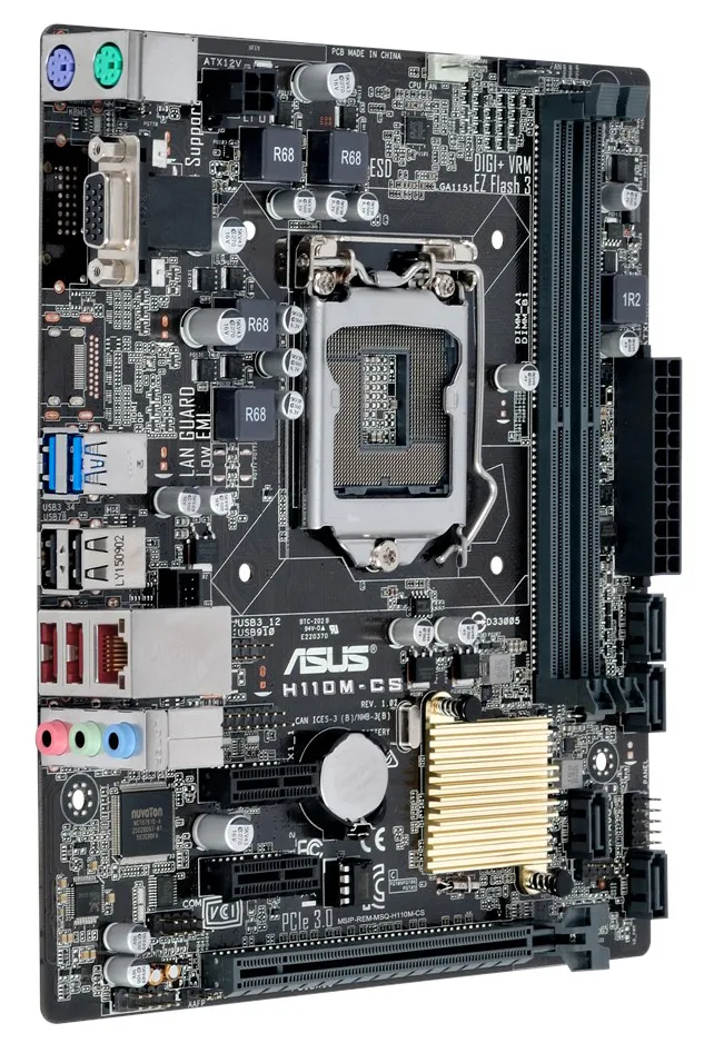 Материнская плата Asus H110M-CS