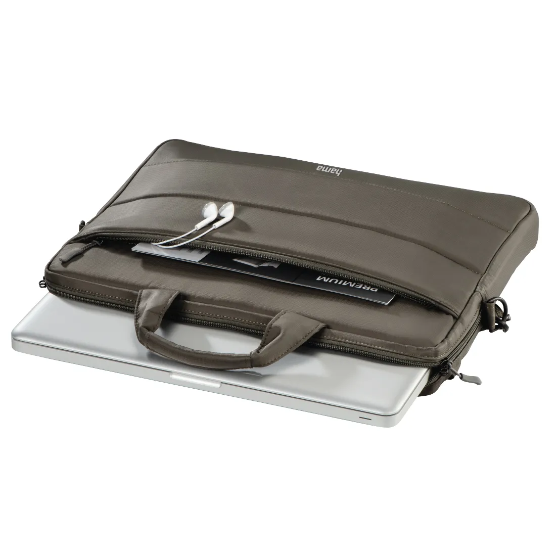Сумка для ноутбука Hama Toronto, 00216572, up to 14.1", Olive
