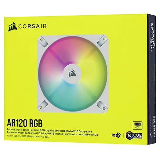 Кулер для корпуса Corsair iCUE AR120 Digital RGB CO-9050168-WW white