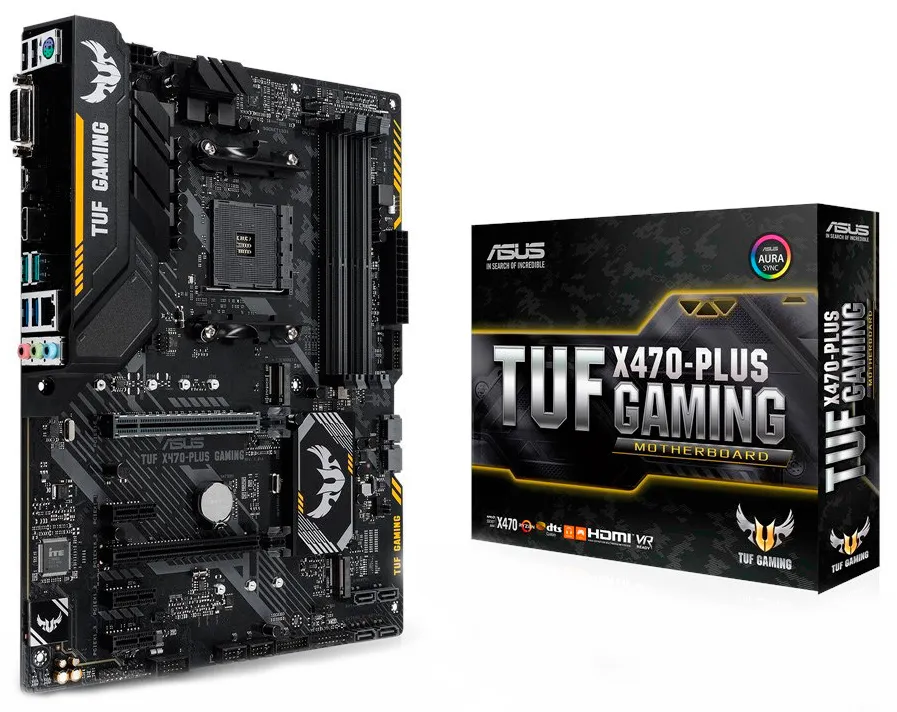 Материнская плата Asus TUF X470-PLUS GAMING