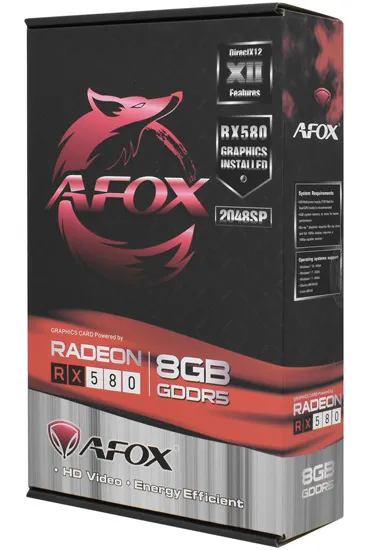 Видеокарта 8 GB Afox RX 580 AFRX580-8192D5H3-V2