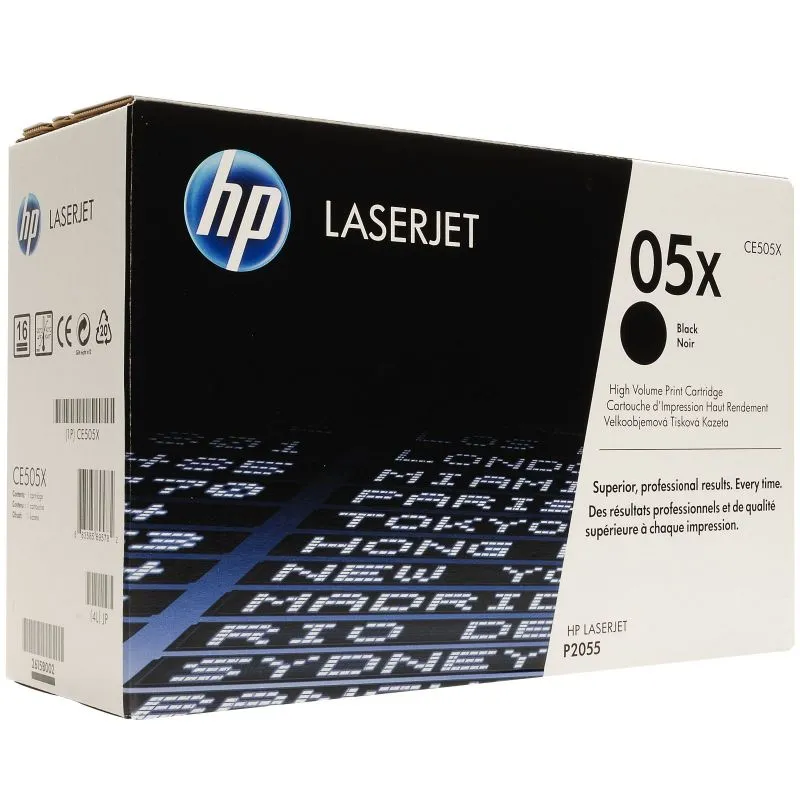 Картридж HP CE505X Black