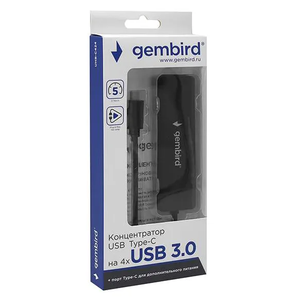 USB Hub 4 port Gembird UHB-C424