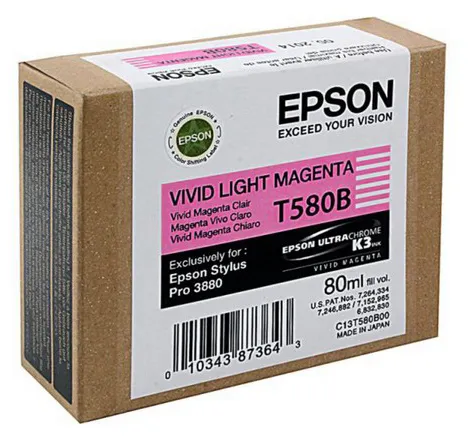 Картридж Epson C13T580B00 светло-пурпурный