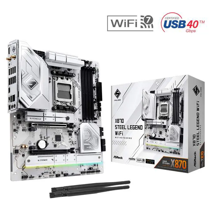 Материнская плата ASRock X870 STEEL LEGEND WIFI