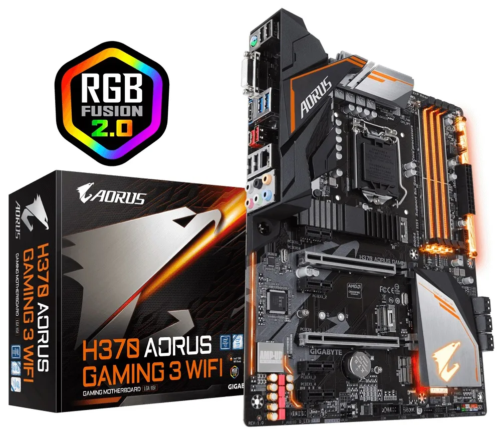 Материнская плата Gigabyte H370 AORUS Gaming 3 WIFI