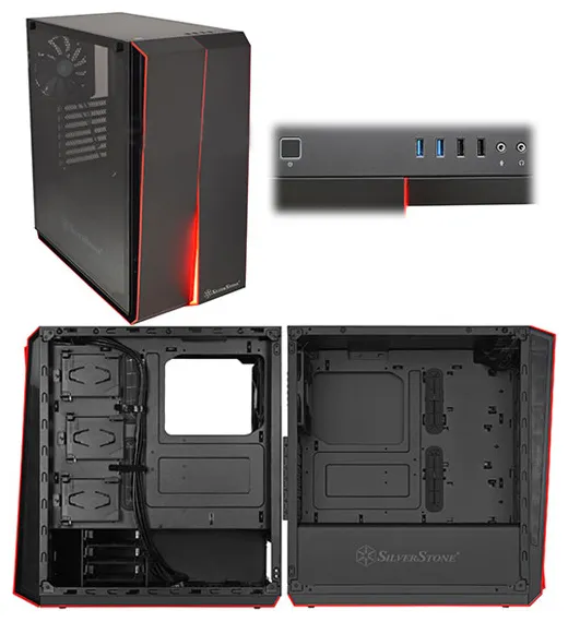 Корпус для ПК Silverstone RedLine RL07 Black SST-RL07B-G