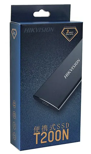 Внешний SSD диск 128 GB Hikvision HS-ESSD-T200N/128G black