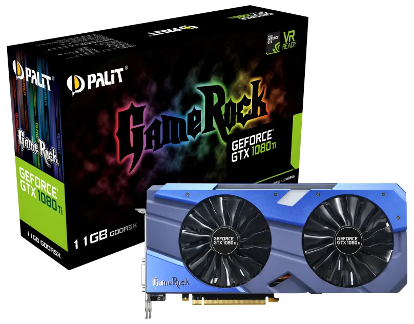 Видеокарта PALIT GTX1080Ti GAMEROCK 11G NEB108TT15LC-1020G