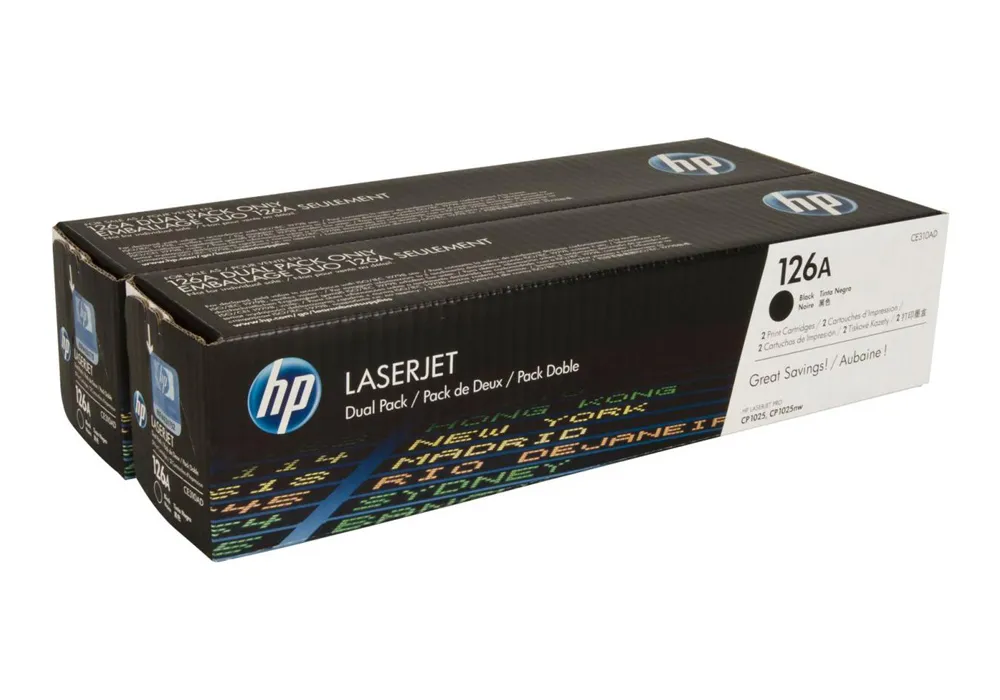 Картридж HP CE310AD лазерный черный