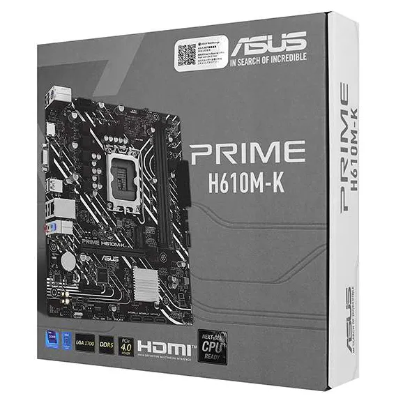 Материнская плата ASUS PRIME H610M-K D5
