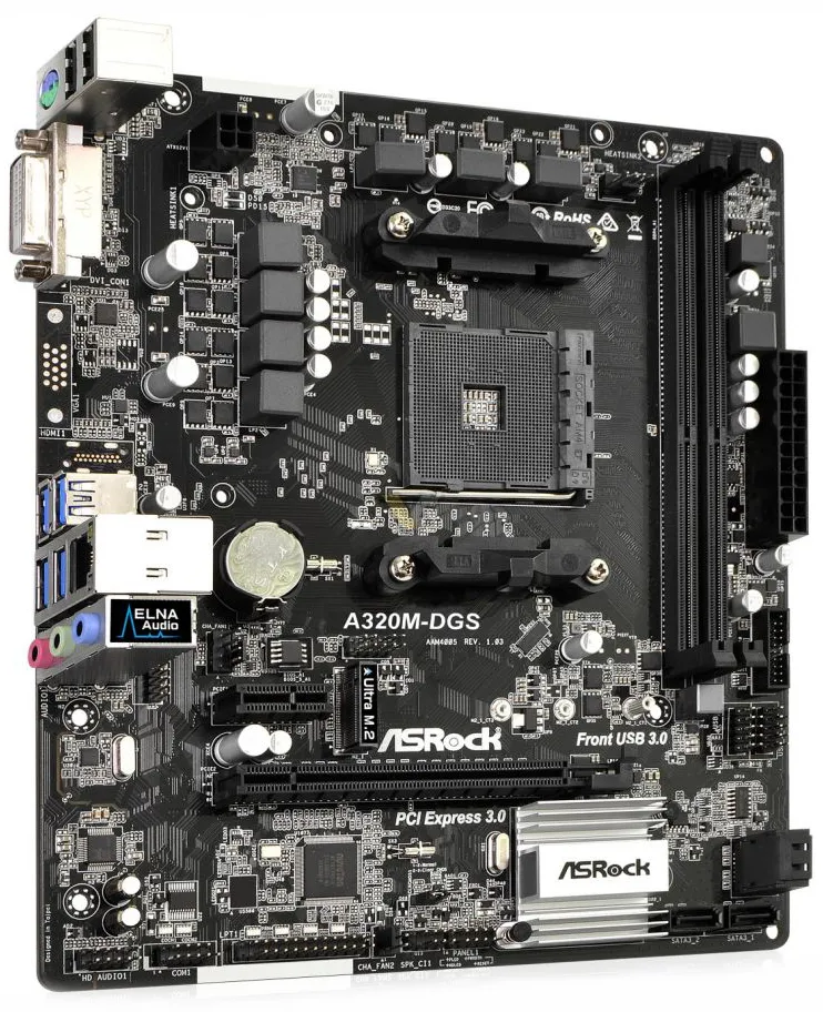 Материнская плата ASRock A320M-DGS