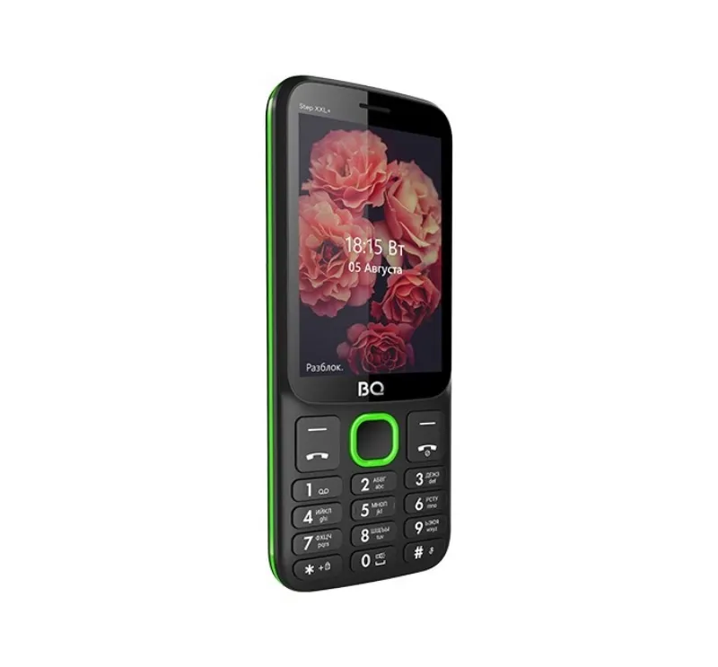 Мобильный телефон BQ 3590 Step XXL+ Black+Green