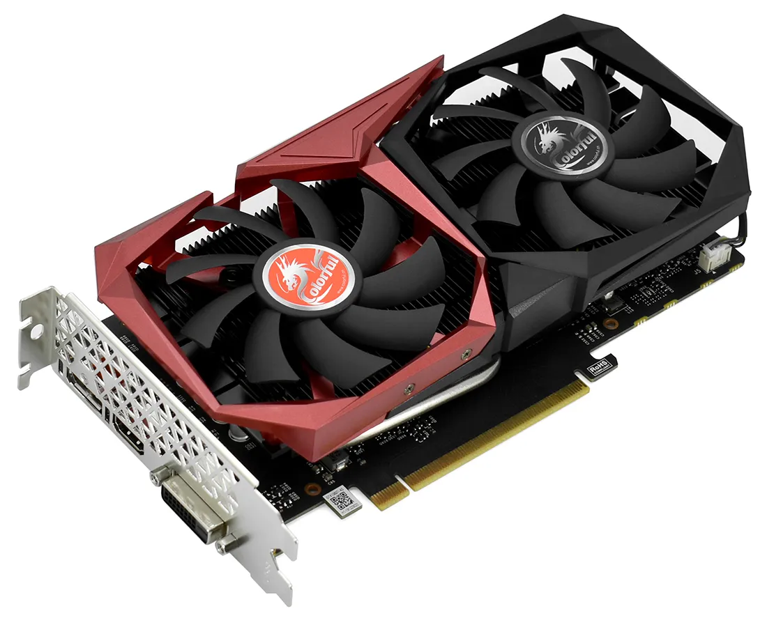 Видеокарта Colorful GTX 1050Ti 4 GB (GTX 1050Ti NB 4G BA4V)