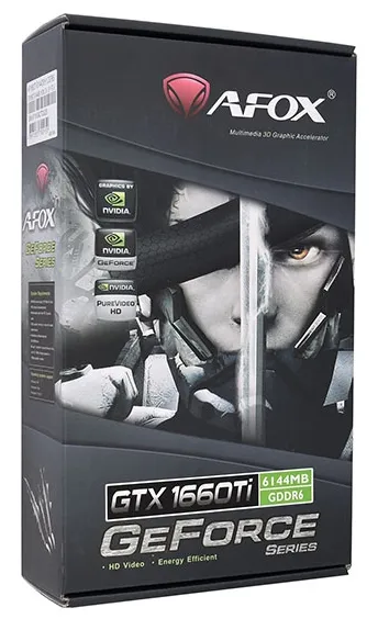 Видеокарта 6 GB AFOX GTX 1660TI AF1660TI-6144D6H1