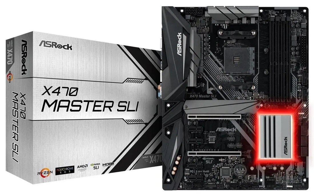 Материнская плата ASRock X470 MASTER SLI