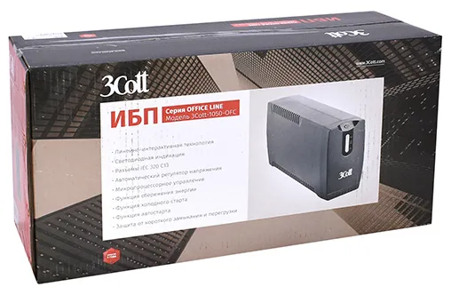 ИБП 3Cott 3Cott-1050-OFC Office line