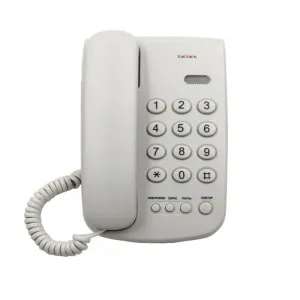Телефон проводной Texet TX-241 светло-серый