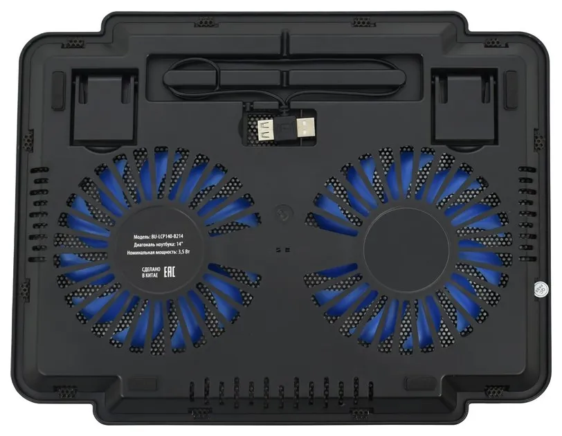 Подставка для ноутбука Buro BU-LCP140-B214 black