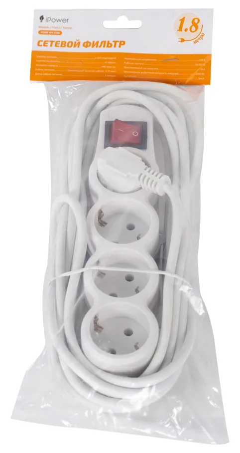 Сетевой фильтр iPower Home W4-18M