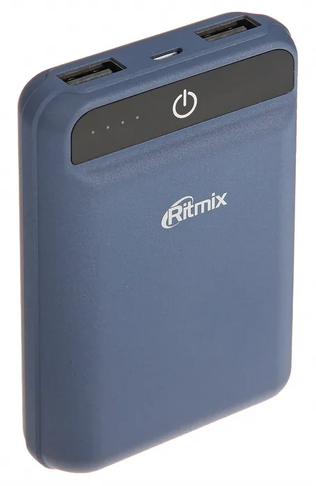 Внешний аккумулятор Ritmix RPB-10003L 10000 mAh smoky blue