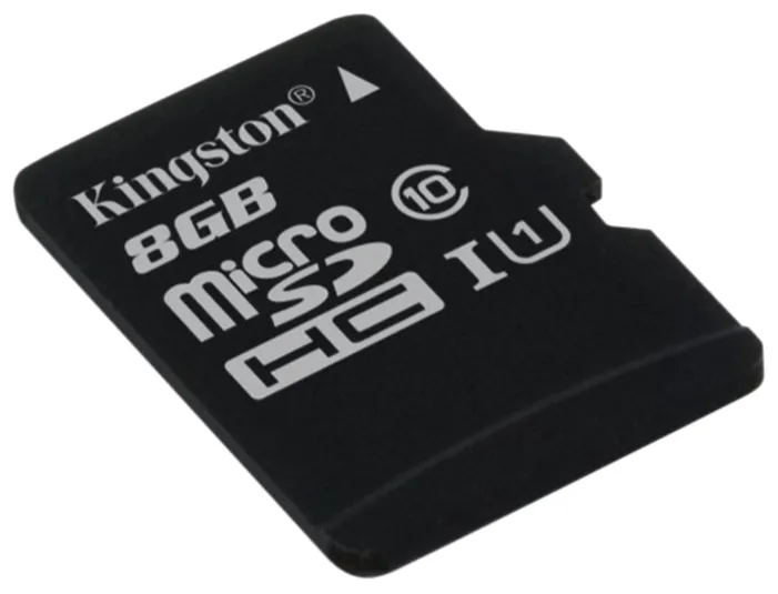 Карта памяти MicroSD 8GB Kingston SDC10G2/8GBSP