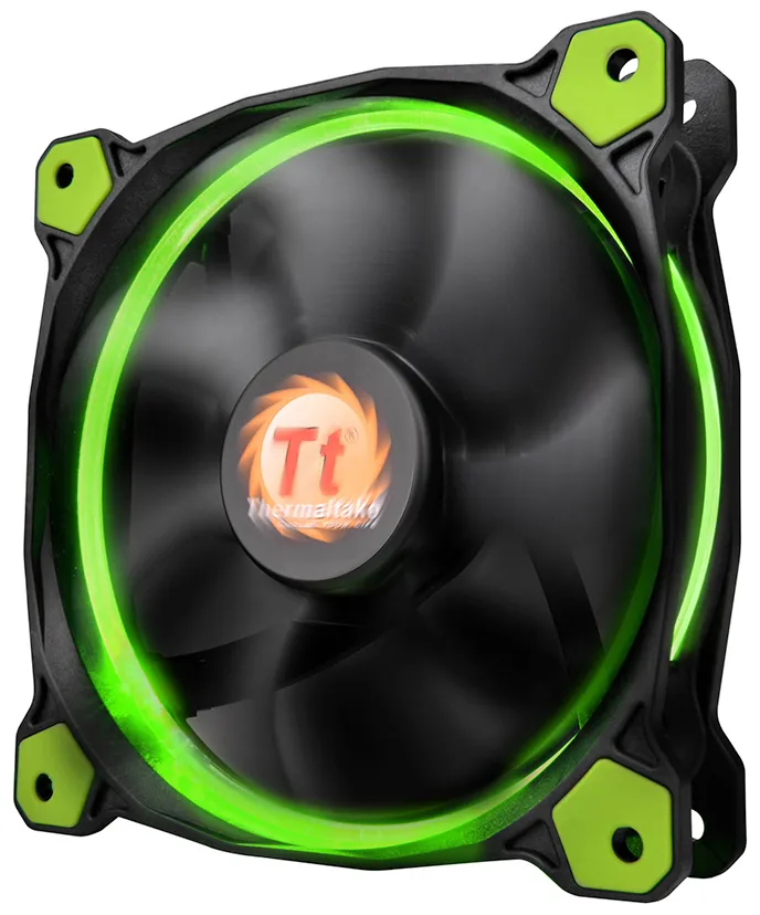 Кулер для кейса Thermaltake Riing 12 LED Green CL-F038-PL12GR-A