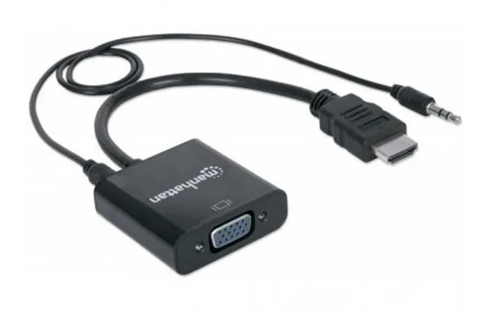 Конвертер Manhattan HDMI(M) на VGA(F) 151450