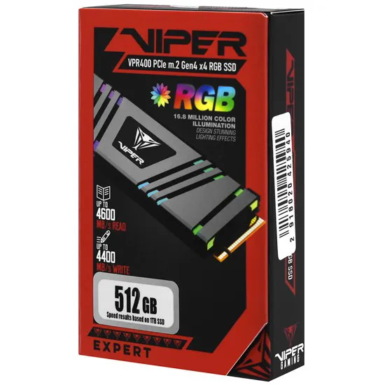SSD накопитель 512 GB Patriot Viper VPR400 VPR400-512GM28H